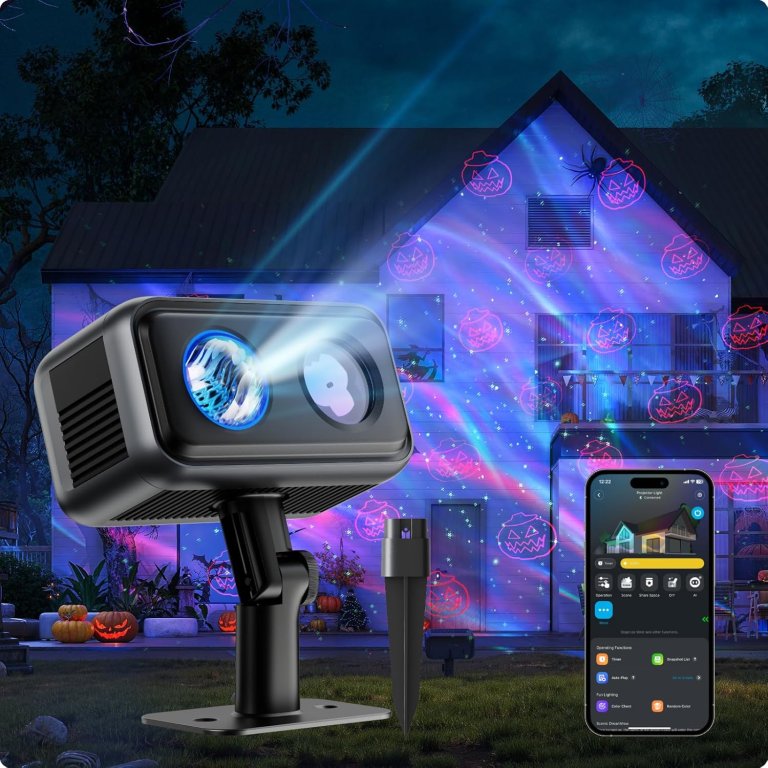 The Best Christmas Light Projector Option Govee Outdoor Projector Light