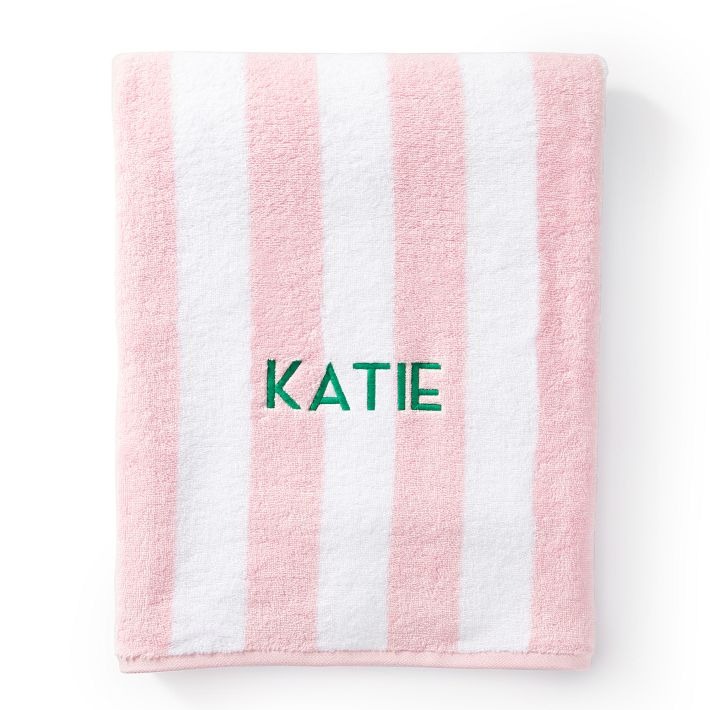 The Best Gifts for Pool Owners Mark & Graham Cabana Stripe Beach Towel