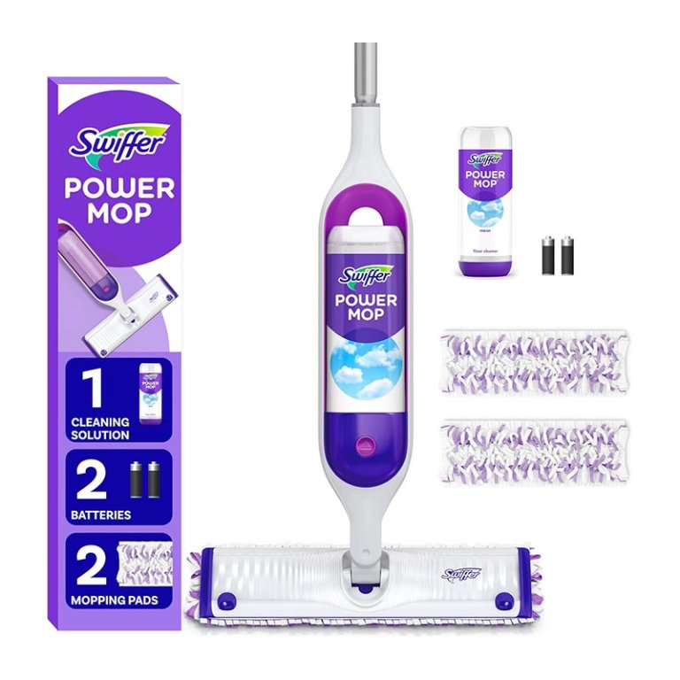 The Best Mop for Laminate Floors Option Swiffer PowerMop Multi-Surface Floor Cleaning Kit