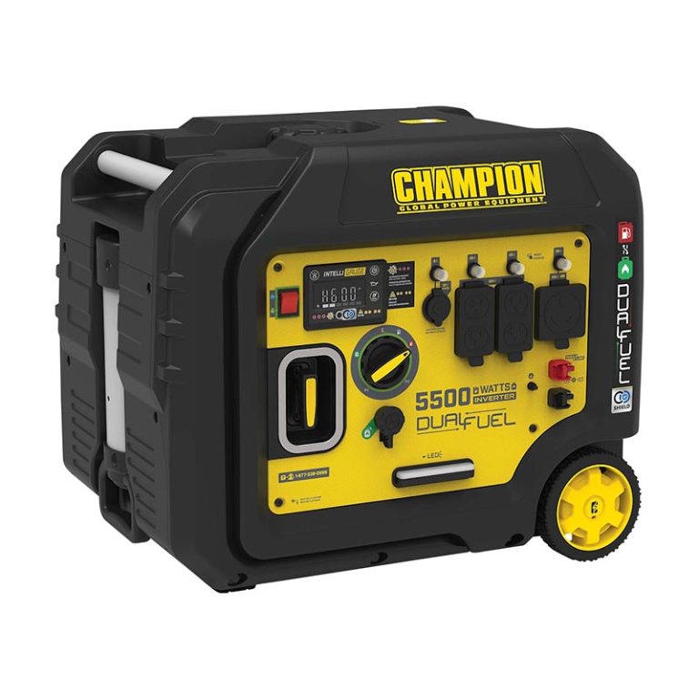The Best Portable Generator Option Champion Power Equipment 5500-Watt Dual-Fuel Portable Generator