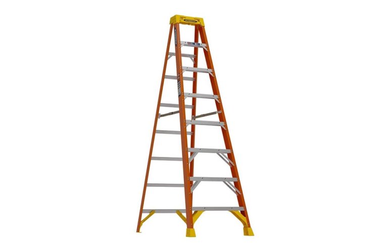 The Home Depot’s Best Ladders Under 100 dollars Werner 8-ft Fiberglass Step Ladder