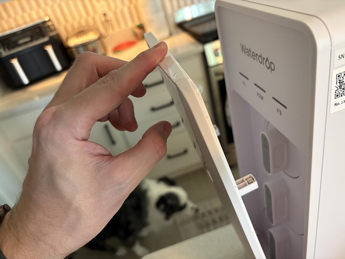 Waterdrop X12 Pro front panel