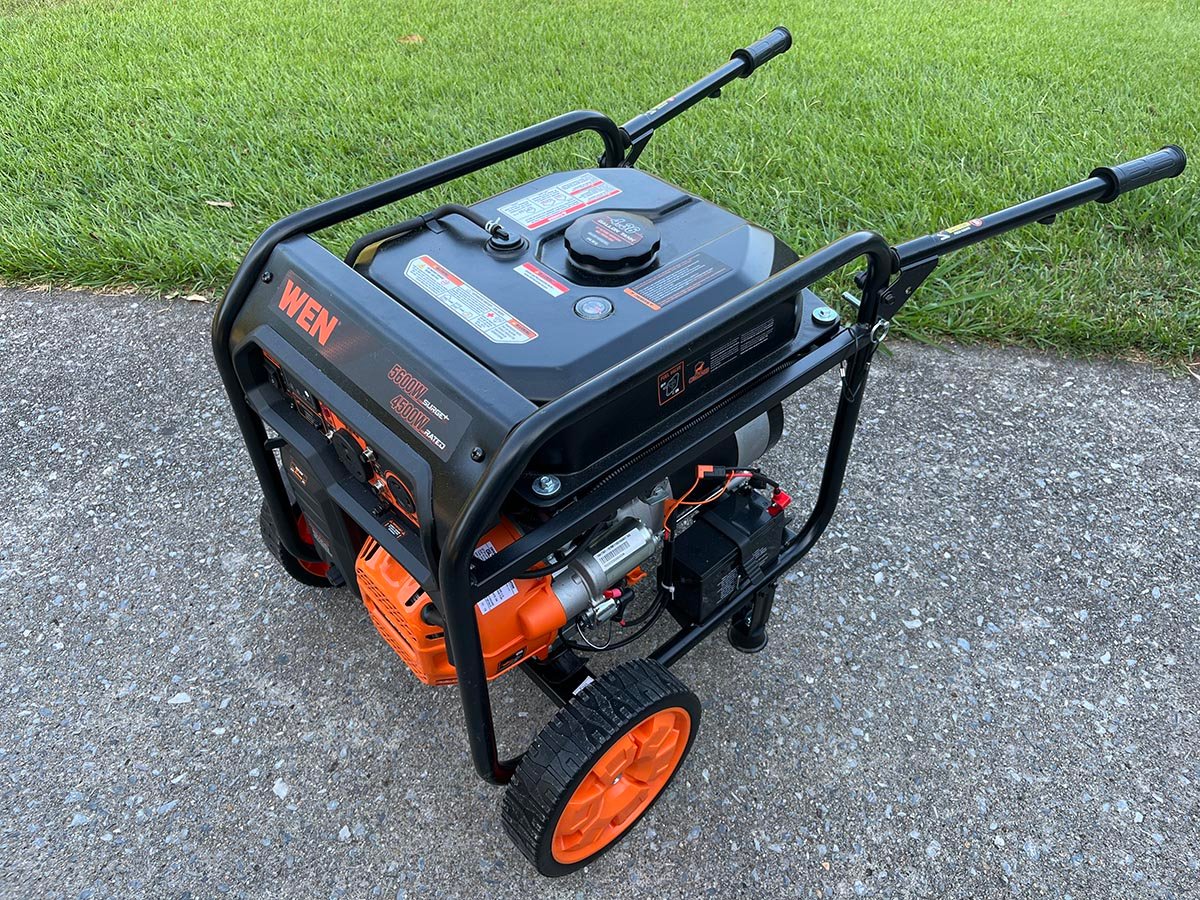 Wen portable generator open engine