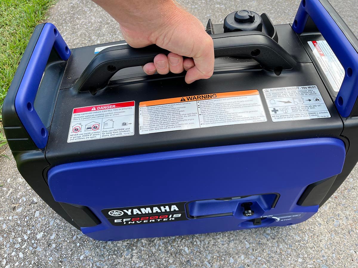 Yamaha inverter generator handle