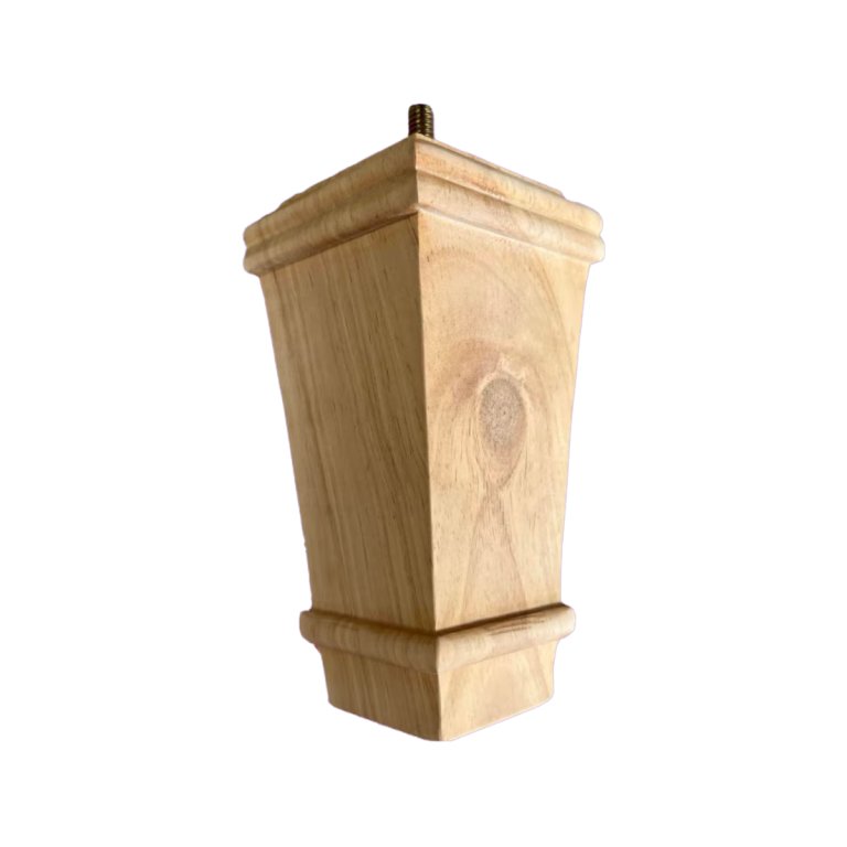 5 Inch Tall Unfinished Pyramid Sofa Legs - Design59Furniture