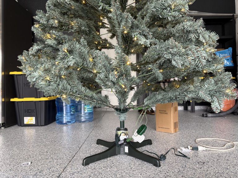 Best Choice Products rotating xmas tree stand