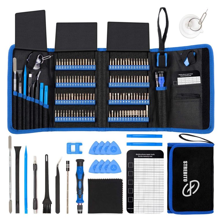 Best Early Black Friday Hand Tool Deals STREBITO 142-Pc Precision Electronics Screwdriver Set