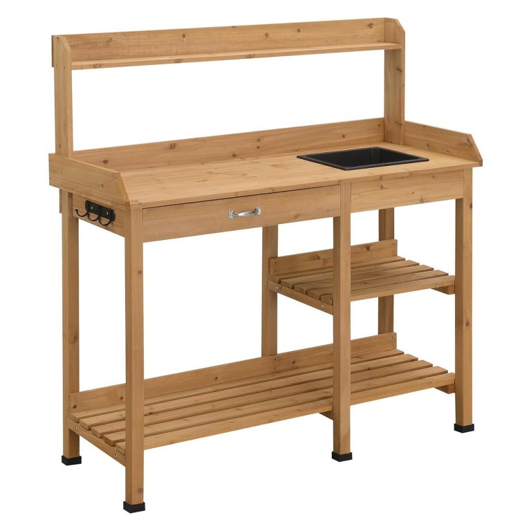 Best Gifts for Gardeners and Plant Lovers Convenience Concepts Deluxe Potting Bench