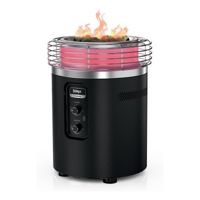 Best Patio Heater Option Ninja Fireside360 Outdoor Heater & Fire Pit on white background