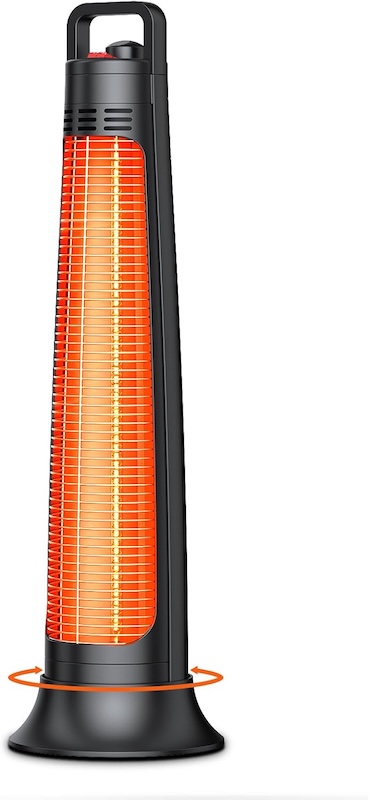 Biesqya patio heater on a white background