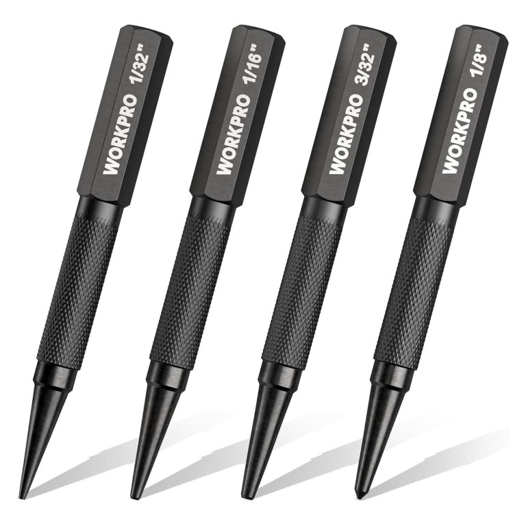 Black Friday Best WorkPro Deals on Amazon WorkPro 4-Piece Nail & Center Punch Set