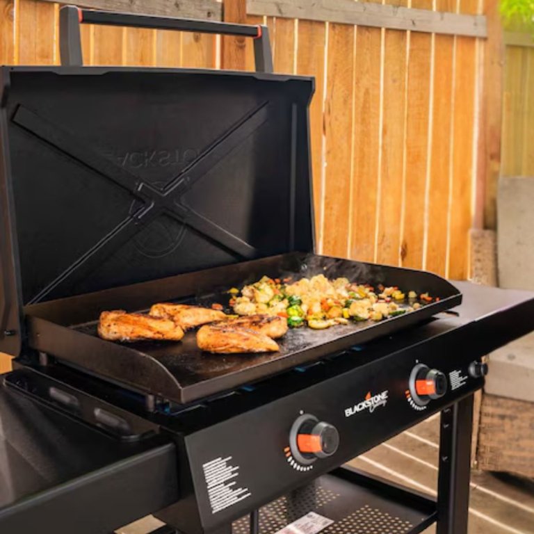 Blackstone 30" Culinary Omnivore Griddle with Hood 2 -Burner Liquid propane Flat Top Grill