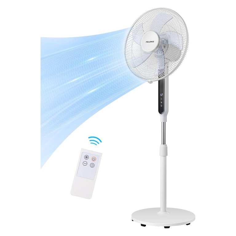 Bob Vila's Favorite Gifts under 100 dollars Pelonis 16-Inch Pedestal Fan With DC Motor