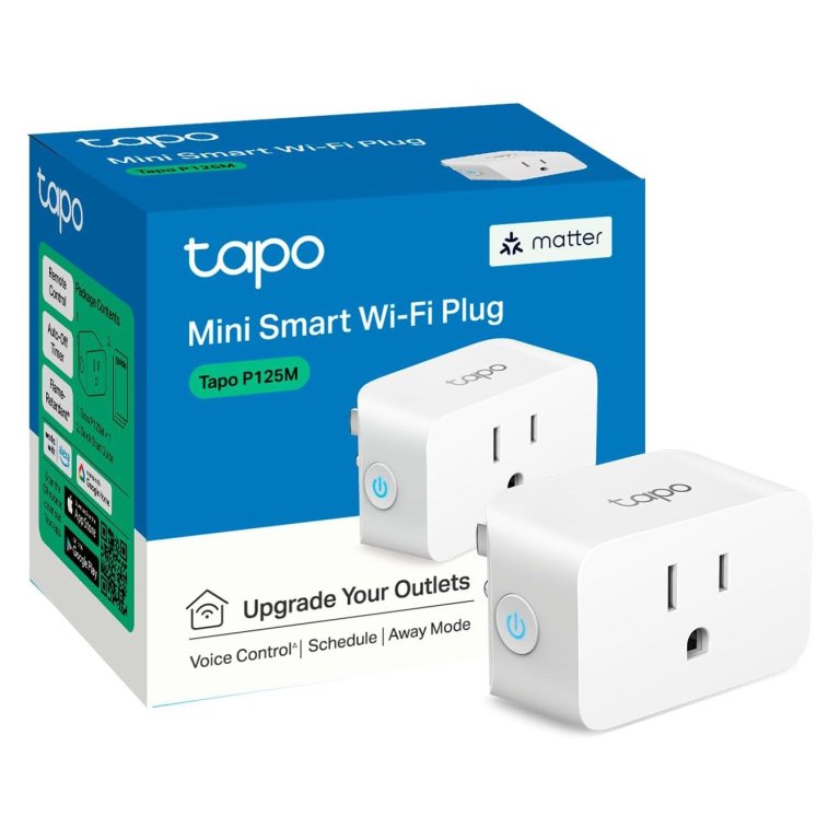 Bob Vila's Favorite Gifts under 25 dollars TP-Link Tapo P125M Mini Smart Wi-Fi Plug