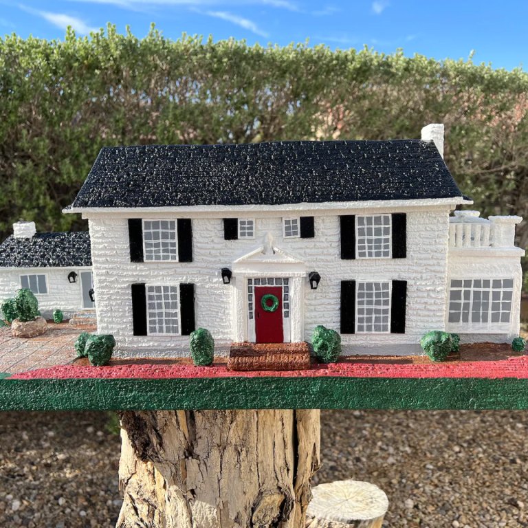 Custom House Birdhouse - Eggsactlybirdhouses