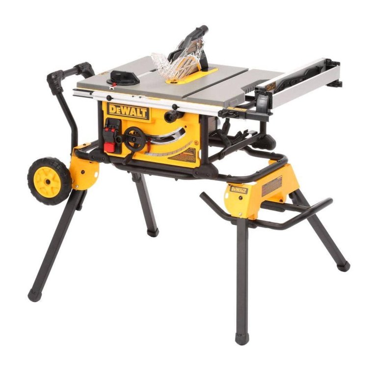 DeWalt 10-Inch Table Saw and Rolling Stand