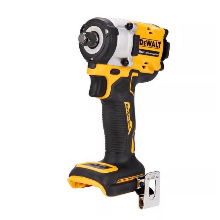 DeWalt impact wrench on a white background