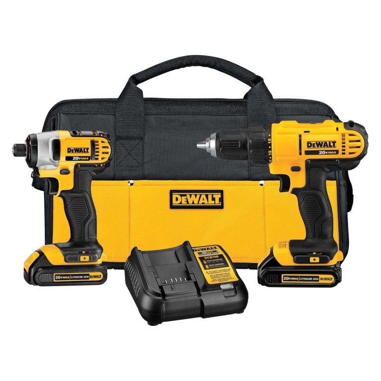 DeWalt Cordless Drill Impact Driver on Amazon DeWalt 20V Max Cordless Drill & Impact Driver Combo Kit