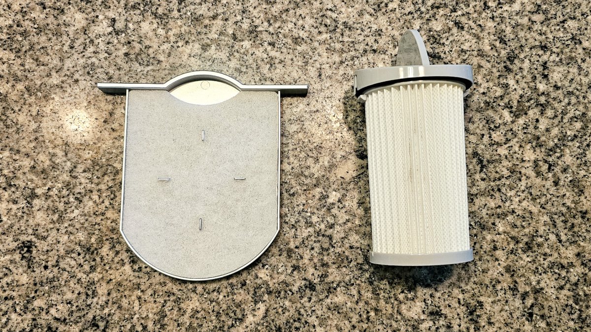  Filter can be removed and cleaned