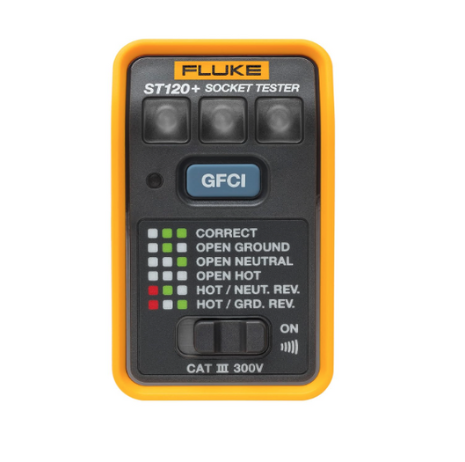 Fluke ST120+ GFCI Socket Tester