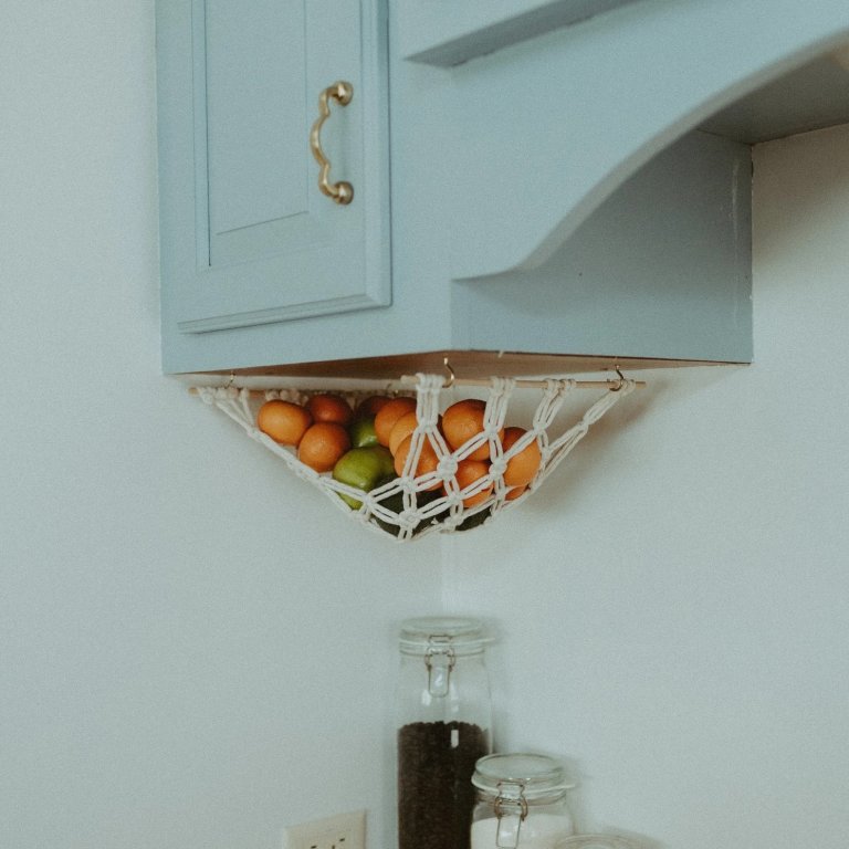 Macrame Fruit Hammock from macraYAYmacrame