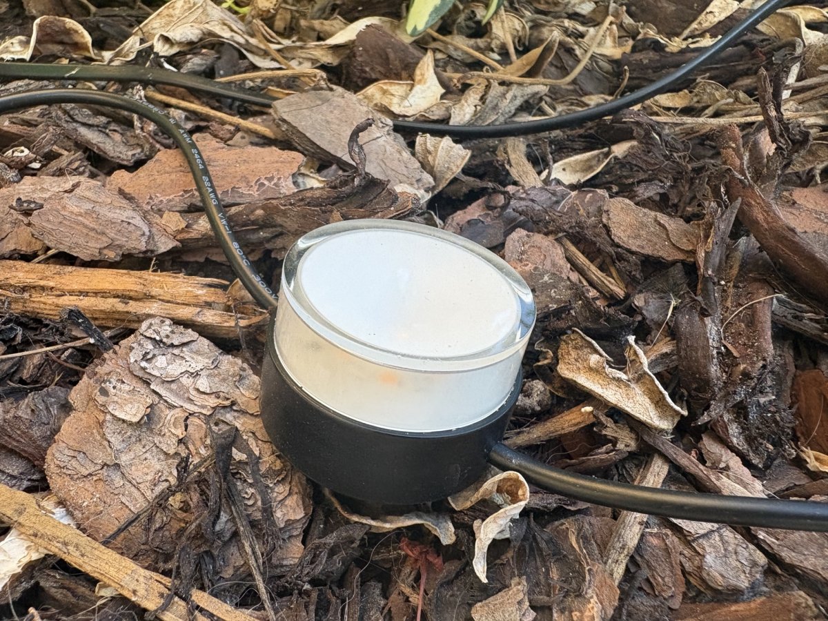 Govee outdoor ground light closeup