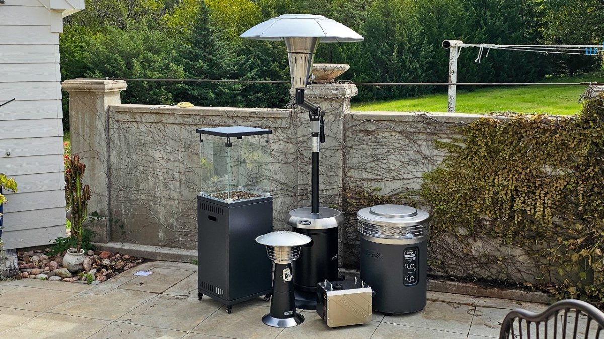 Group Shot of Patio Heaters