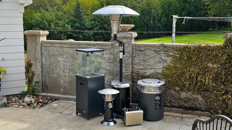 Group Shot of Patio Heaters