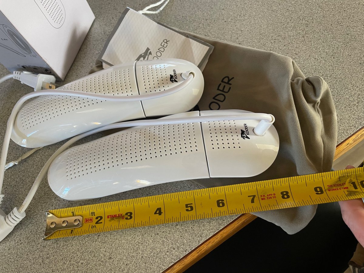  Kooder Boot and Shoe Dryer with tape measure