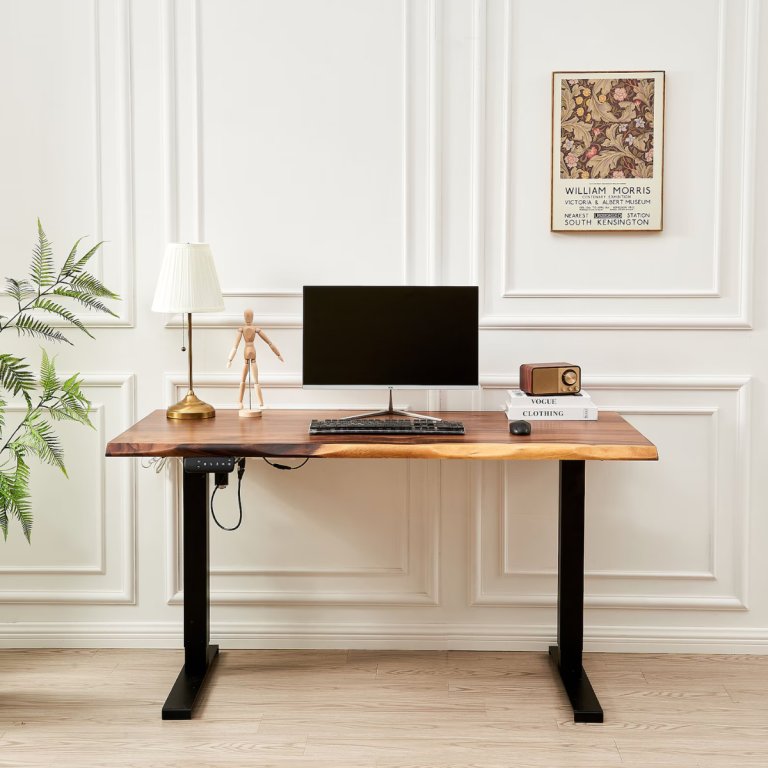 Live Edge Walnut Standing Desk - KeelanScott