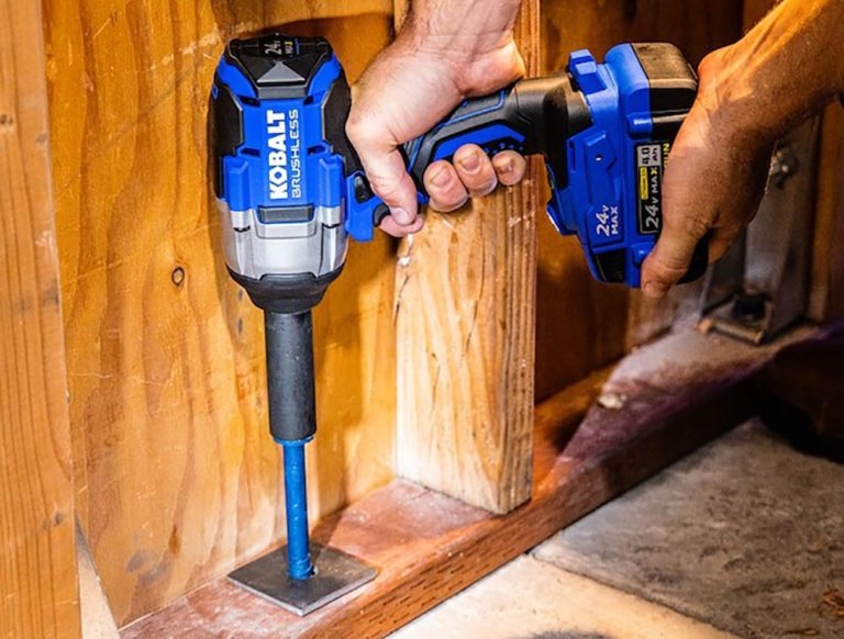 Lowes Buy Kobalt Combo Set Kobalt 24V 1 2-in Brushless Impact Wrench