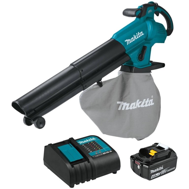 Makita LXT Blower_Vacuum Mulcher Kit on white background