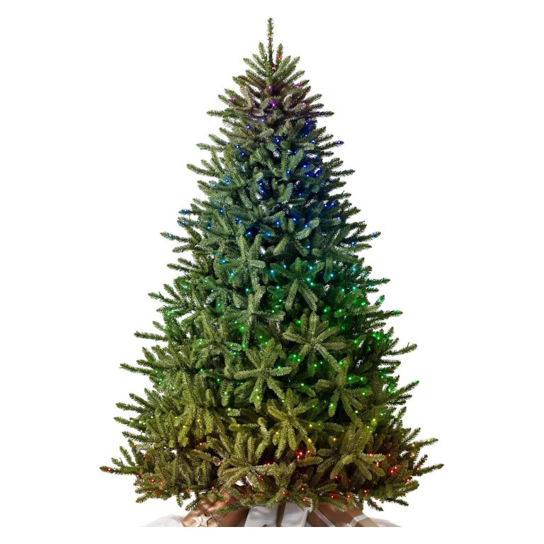 Our Favorite Christmas Trees on Amazon Balsam Hill Classic Blue Spruce With Twinkly Lights