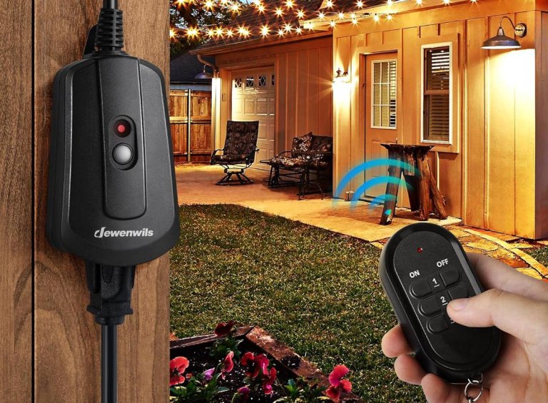 Remote Outlet Controls for All Holiday Lighting DEWENWILS Outdoor Remote Outlet Kit