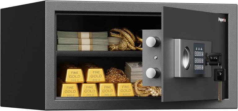 A home safe to boost security of valuables.