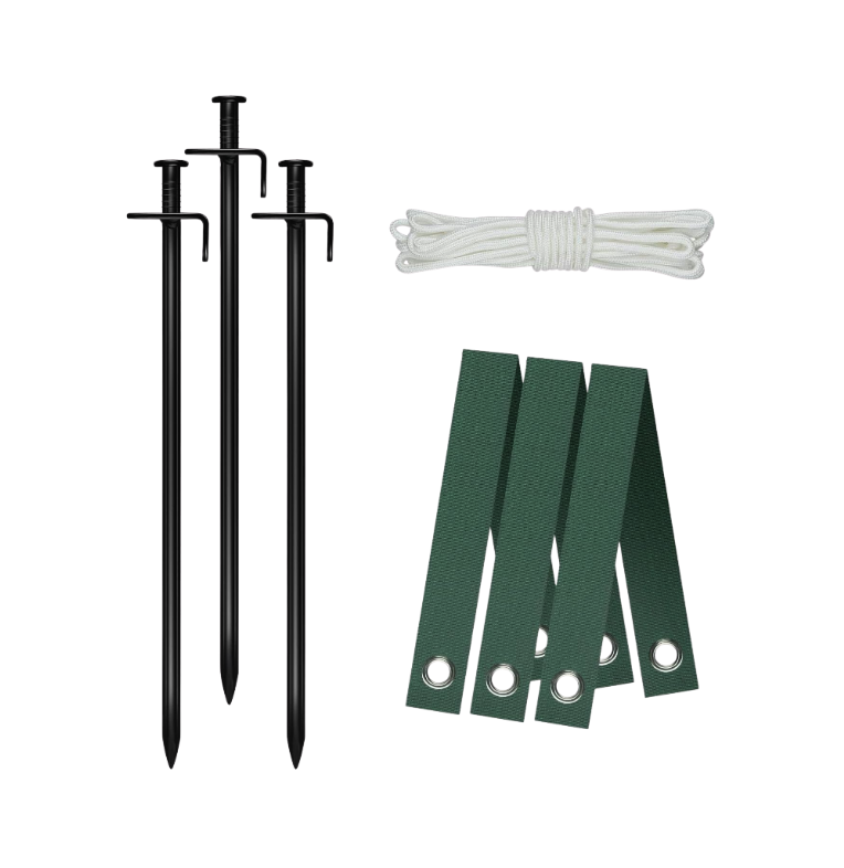 FCENDS Heavy Duty Steel Tree Stake Kit
