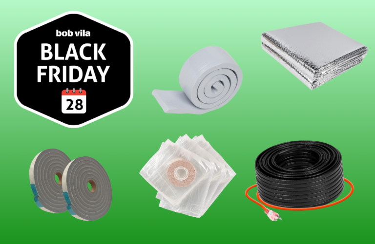 Winterization products on green background