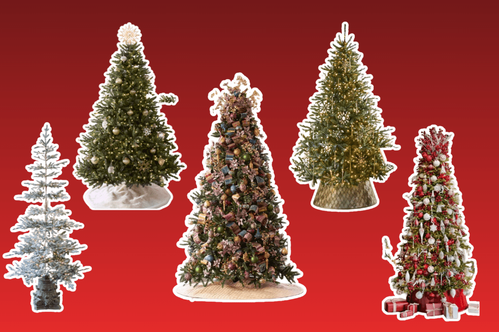 ぴっぴのぴの さん専用7点BLUE MOUNTAIN オーバーオール　ツリー柄 The Best Balsam Hill Christmas Trees for Holiday Decor