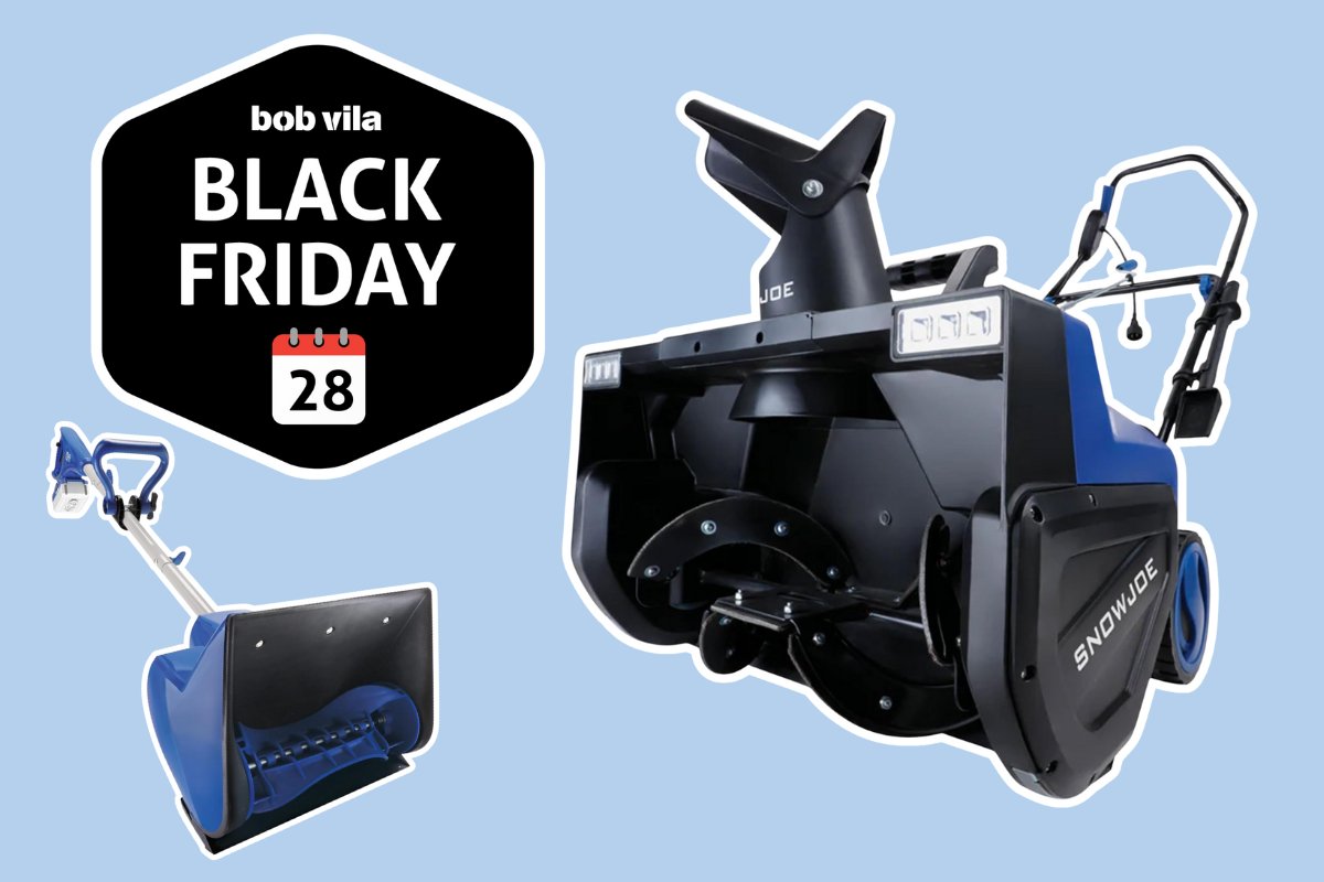 Snow Joe snow blower and snow shovel on sale for Black Friday 2025