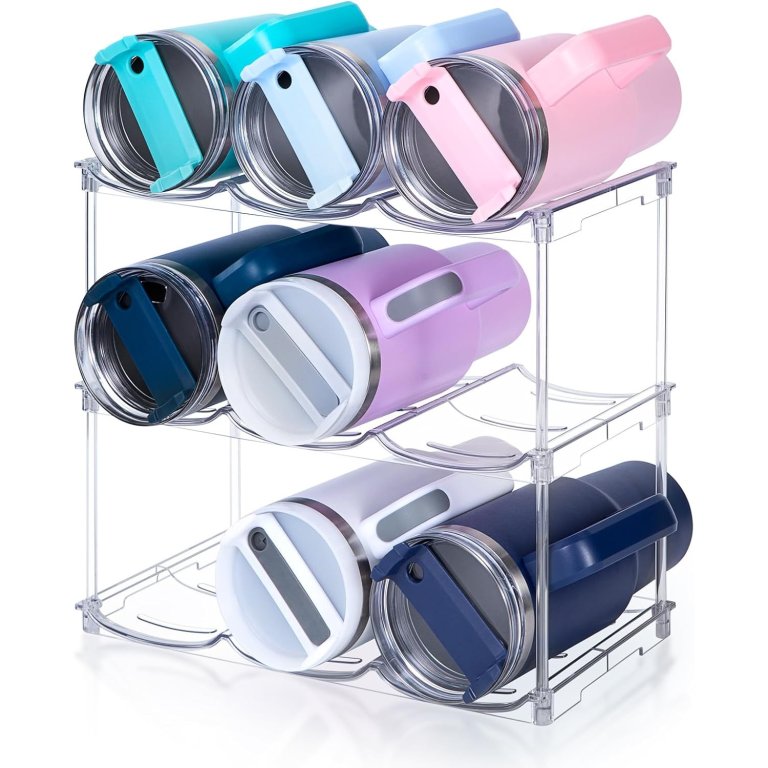 Spospo Stackable Water Bottle Organizer