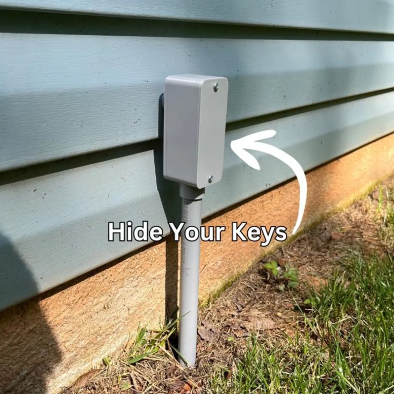 Stealth Key Holder in Fake Conduit Box & PVC - ApexLayers