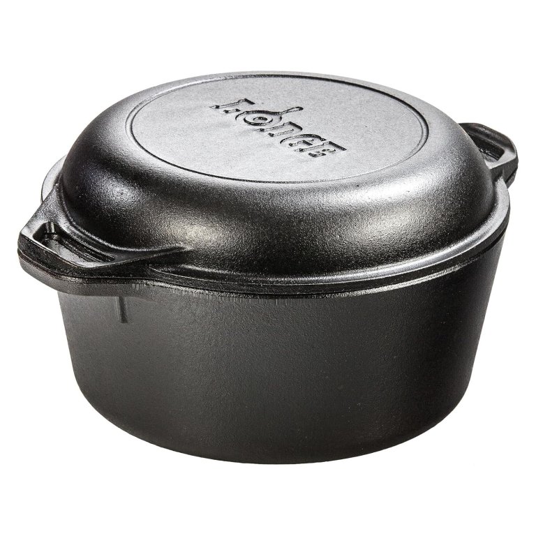 The Best Home and Garden Gifts on Amazon Lodge 5 Quart Cast Iron Double Dutch OvenThe Best Home and Garden Gifts on Amazon Lodge 5 Quart Cast Iron Double Dutch Oven