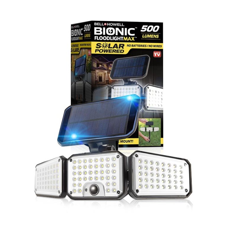 The Best Solar Flood Lights Option Bell & Howell Bionic Flood Light Max