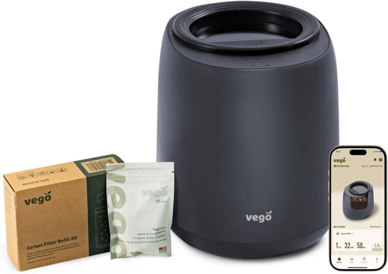 Vego Kitchen Composter in Black