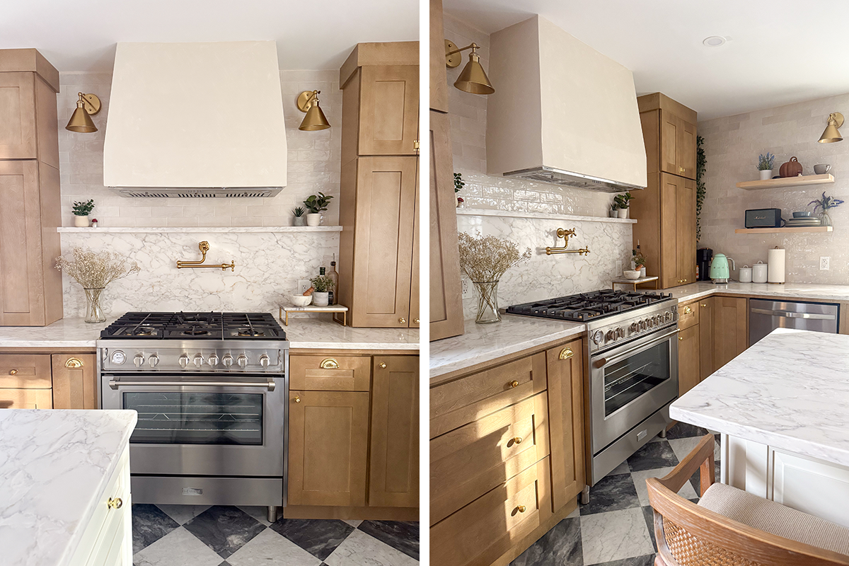 Verona range in a designer Italian kitchen.