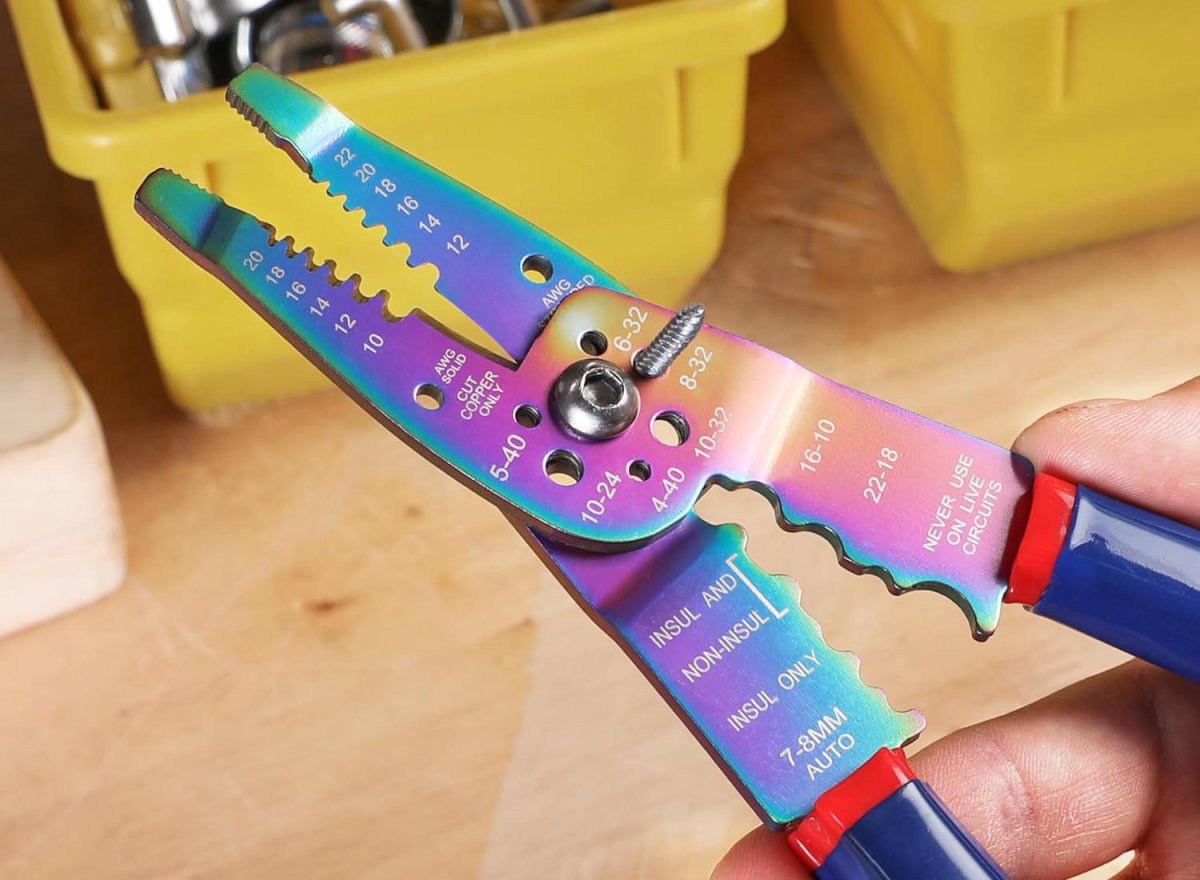 Weekend Wiring Essentials WorkPro 8-Inch Wire Stripper and Crimper