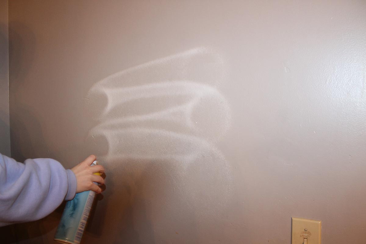 Zep wall cleaner on satin walls