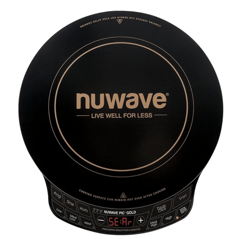 Nuwave Gold Precision Induction Cooktop, Portable, on white background
