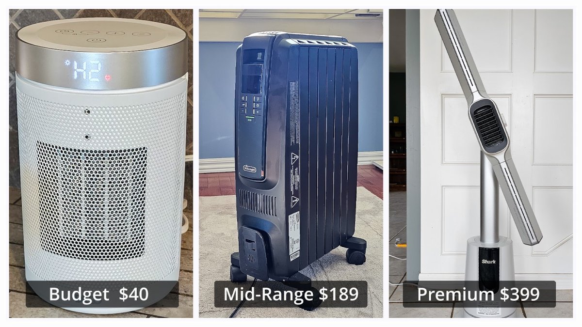 tested options for a budget, mid-range, and premium electric heater