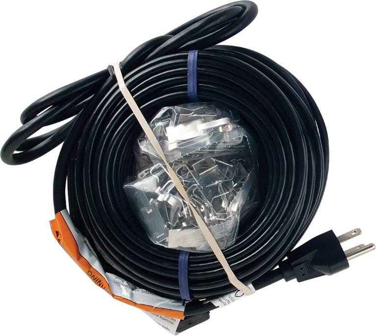 Frost King RC30 Electric Roof Cable Kits, 30ft x 120V x 5 Watts/ft, 30 Feet, Black